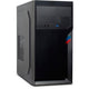 Inter-tech it-6502 romea mini tower behuizing (zwart | 2x usb-a)