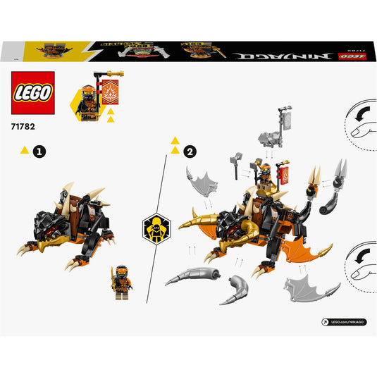 Lego ninjago - cole's aardedraak evo constructiespeelgoed (71782)