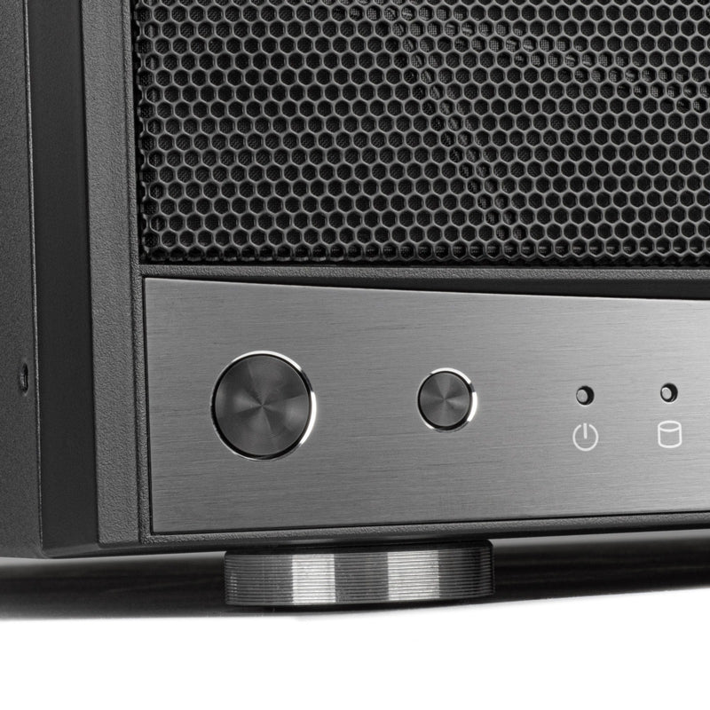 Afbeelding laden in galerijviewer, Silverstone sst-gd11b htpc behuizing (zwart | 2x usb-a | 1x usb-c)

