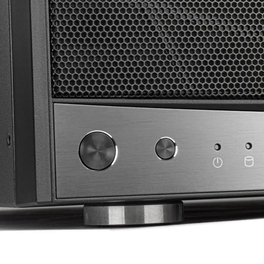 Silverstone sst-gd11b htpc behuizing (zwart | 2x usb-a | 1x usb-c)