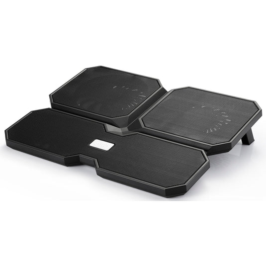Deepcool multi core x6 laptopkoeler (zwart, 2x usb 2.0)