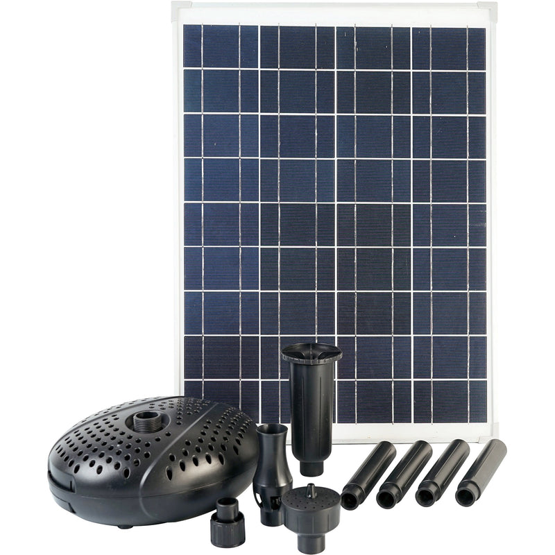 Afbeelding laden in galerijviewer, Ubbink solarmax 2500 pomp (zwart, incl. solarpaneel, pomp)
