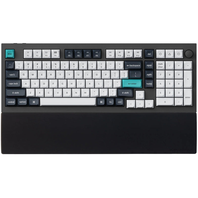 Afbeelding laden in galerijviewer, Keychron silicone palm rest voor q12 q5 pro q5 max q5 he l3 polssteun (zwart)
