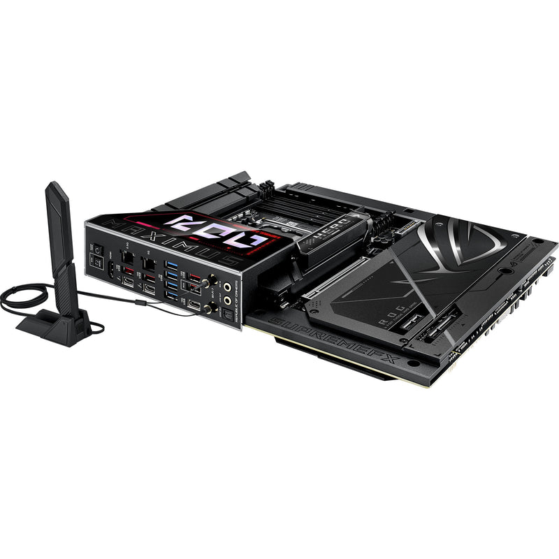 Afbeelding laden in galerijviewer, Asus rog maximus z890 hero btf socket 1851 moederbord (zwart, raid, 5 gb-lan, wi-fi 7, bt, sound, atx)
