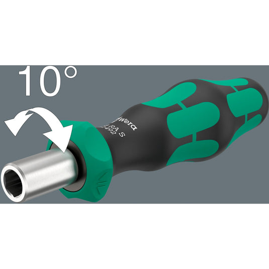 Wera kraftform kompakt 838 ra s imperial set 1 bitset (zwart groen, 14‑delig)
