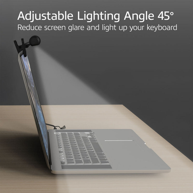 Afbeelding laden in galerijviewer, Act connectivity dimbare clip-on laptop led-lichtbalk led-bar (zwart, usb-voeding, 3000k-6500k)
