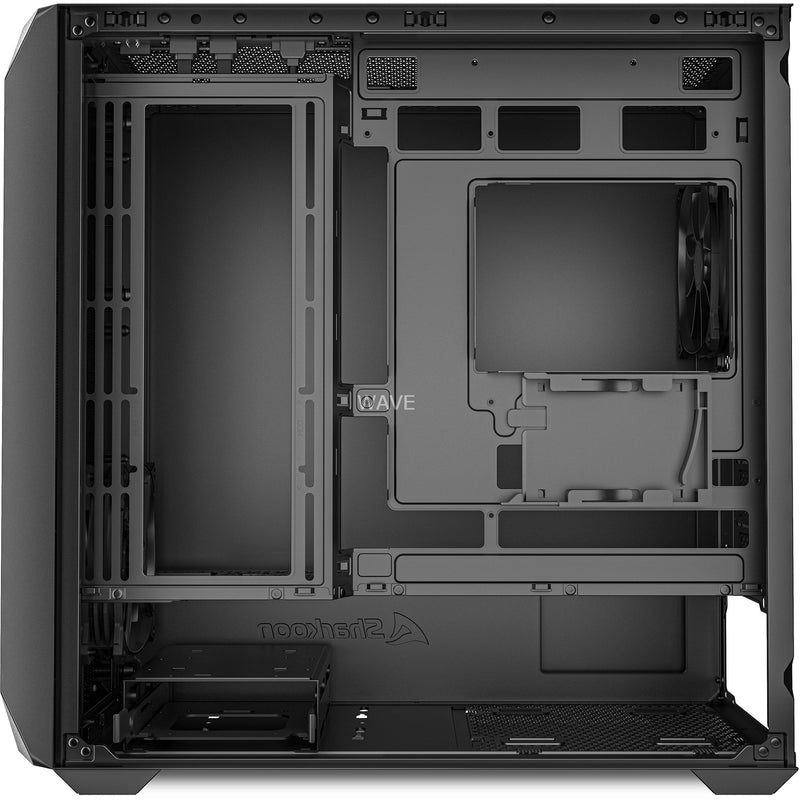 Afbeelding laden in galerijviewer, Sharkoon mk3 mini tower behuizing (zwart | 2x usb-a | 1x usb-c)
