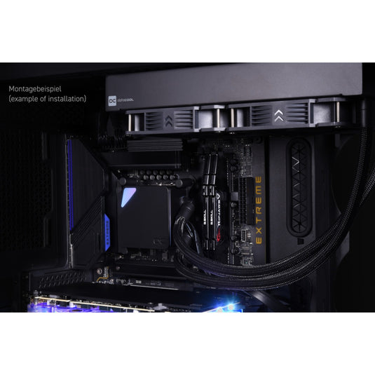 Alphacool core ocean t38 360 waterkoeling (zwart)