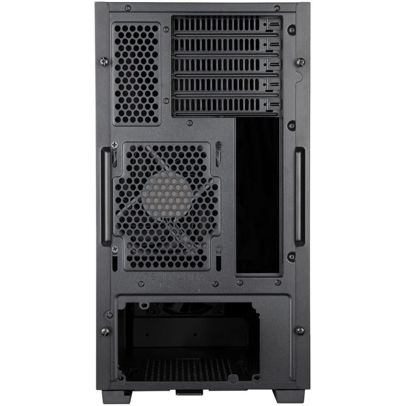 Afbeelding laden in galerijviewer, Silverstone cs382 mini tower behuizing (zwart | 2x usb-a | 1x usb-c)

