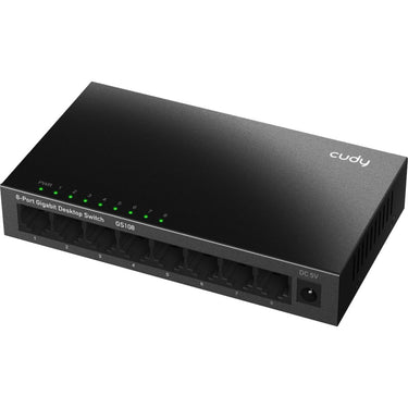 Cudy 8-port gigabit desktop metal switch (zwart)