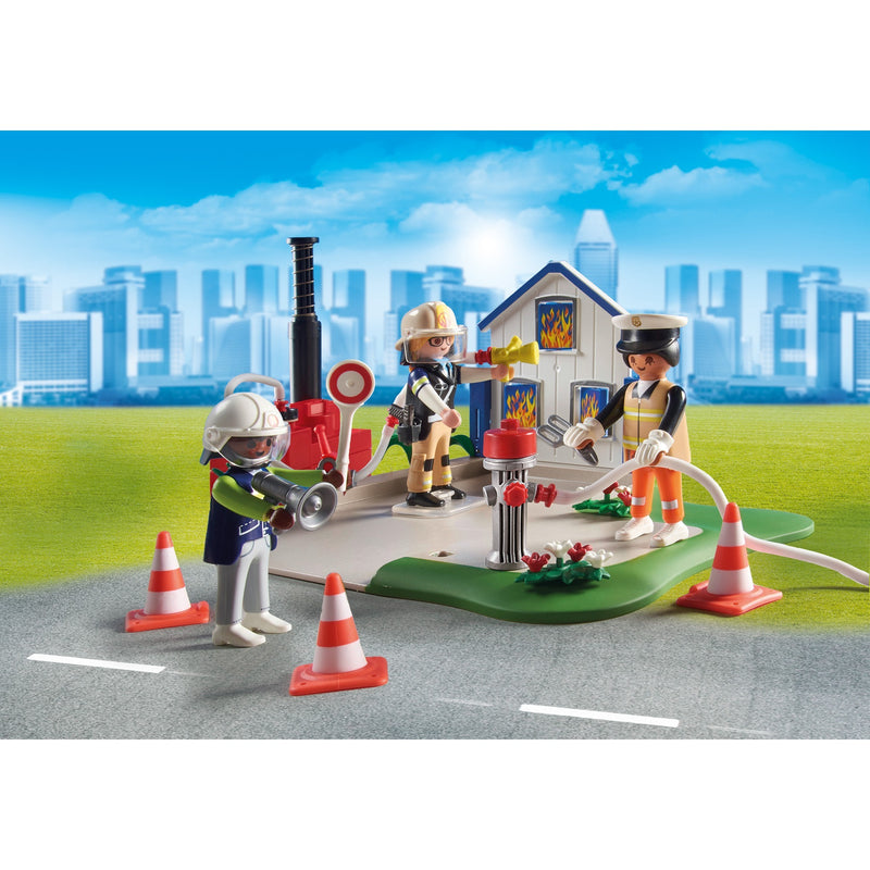 Afbeelding laden in galerijviewer, Playmobil figures - my figures: reddingsmissie constructiespeelgoed (70980)
