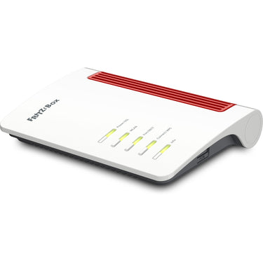 Fritz! box 7530 ax international router (wit rood, mesh wi-fi)
