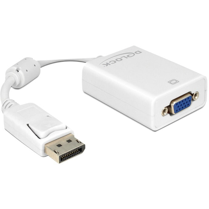 Afbeelding laden in galerijviewer, Delock displayport 1.2 > vga adapter (wit, 0,22 meter)
