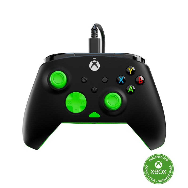 Afbeelding laden in galerijviewer, Turtle beach rematch core bedrade controller (zwart groen, xbox serie x|s, xbox one, pc)
