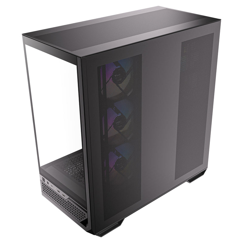 Afbeelding laden in galerijviewer, Antec c7 argb midi tower behuizing (zwart | 2x usb-a | 1x usb-c | tempered glass)
