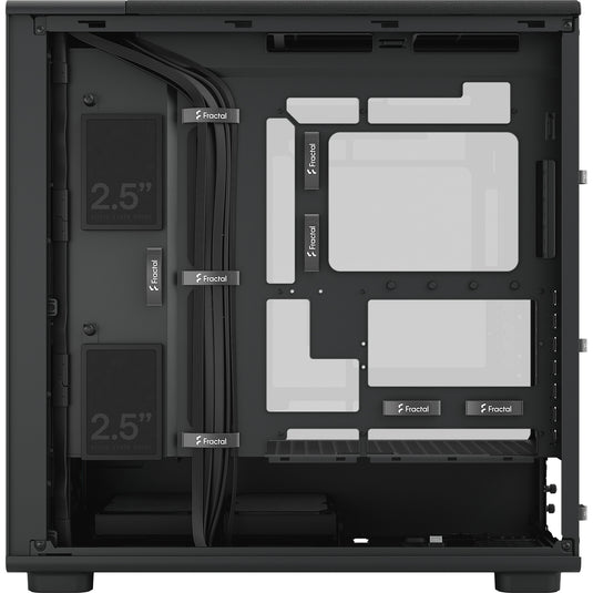Fractal design epoch xl tg rgb midi tower behuizing (zwart | 2x usb-a | 1x usb-c | rgb | tempered glass)