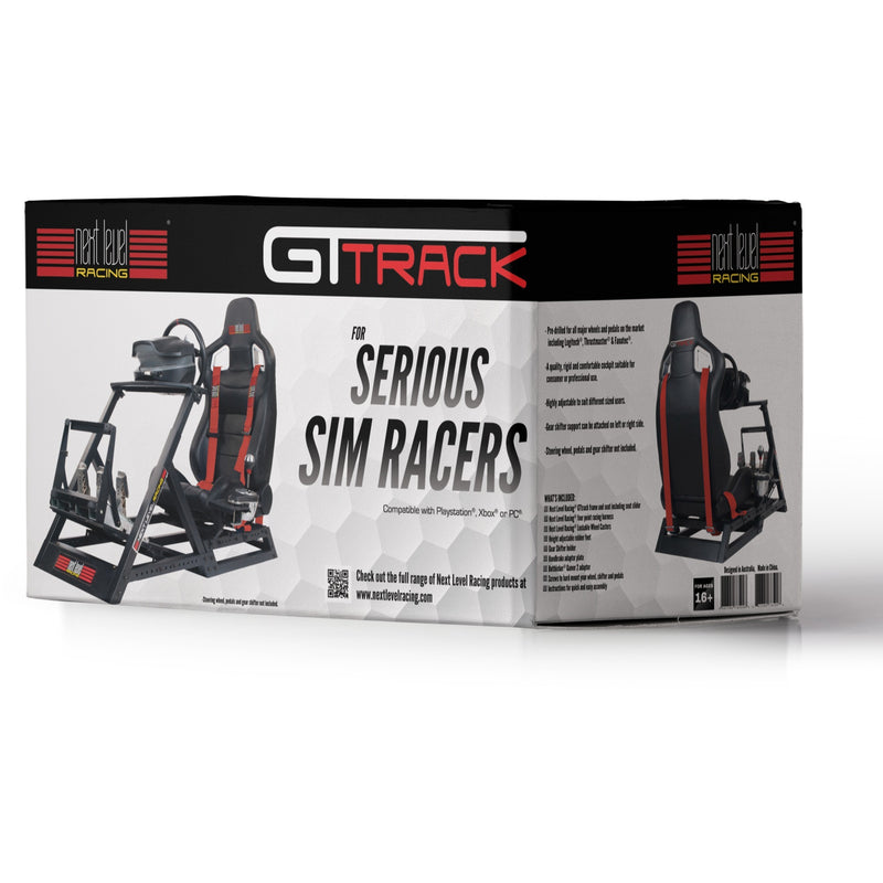 Afbeelding laden in galerijviewer, Next level racing gttrack simulator cockpit racing simulator (zwart)
