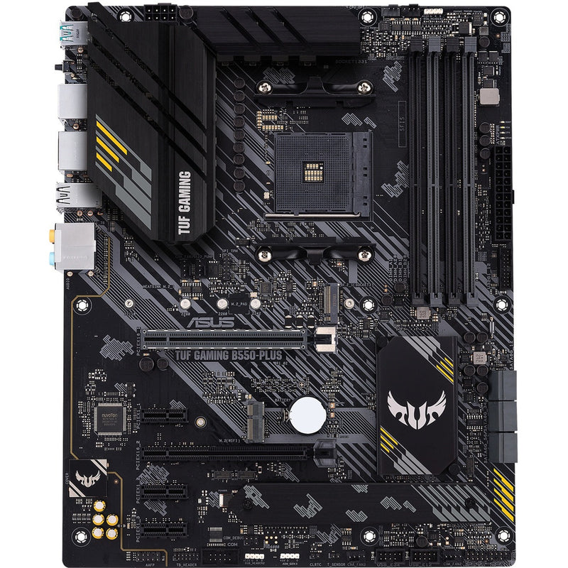 Afbeelding laden in galerijviewer, Asus tuf gaming b550-plus wifi ii socket am4 moederbord (zwart, raid, gb-lan, wi-fi 6, bt, sound, atx)
