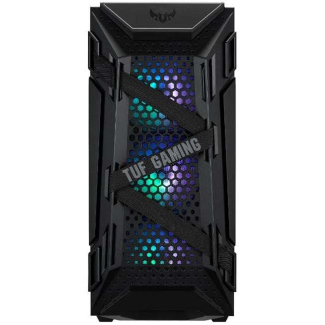 Afbeelding laden in galerijviewer, Asus tuf gaming gt301 midi tower behuizing (zwart | 2x usb-a | rgb | tempered glass)
