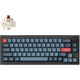 Keychron v2 max-d3 rgb mechanisch toetsenbord (zwart, us lay-out (qwerty), gateron jupiter brown, 65%, rgb leds, double-shot pbt, hot swap, 2.4 | bluetooth | usb-c, knob)