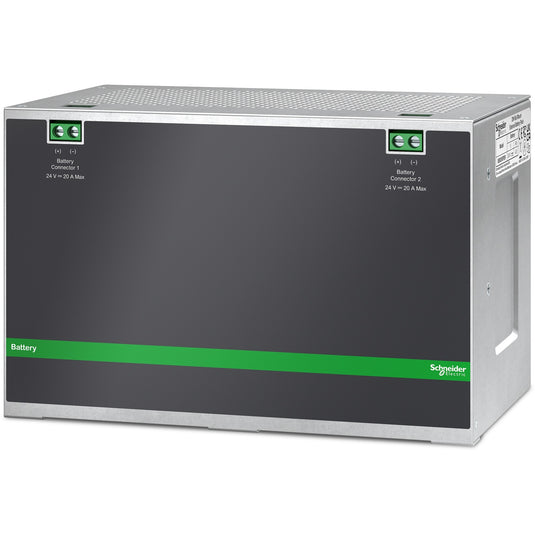 Apc xb005xpdr extern batterij pakket, din-rail montage (grijs)