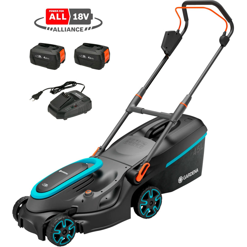 Afbeelding laden in galerijviewer, Gardena powermax 37 36v p4a ready-to-use - accu grasmaaier - 37 cm - incl. 2 accu?s
