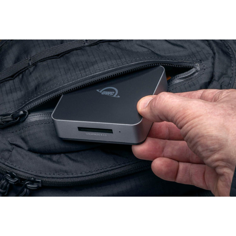 Afbeelding laden in galerijviewer, Owc atlas cfexpress card reader kaartlezer (aluminium)
