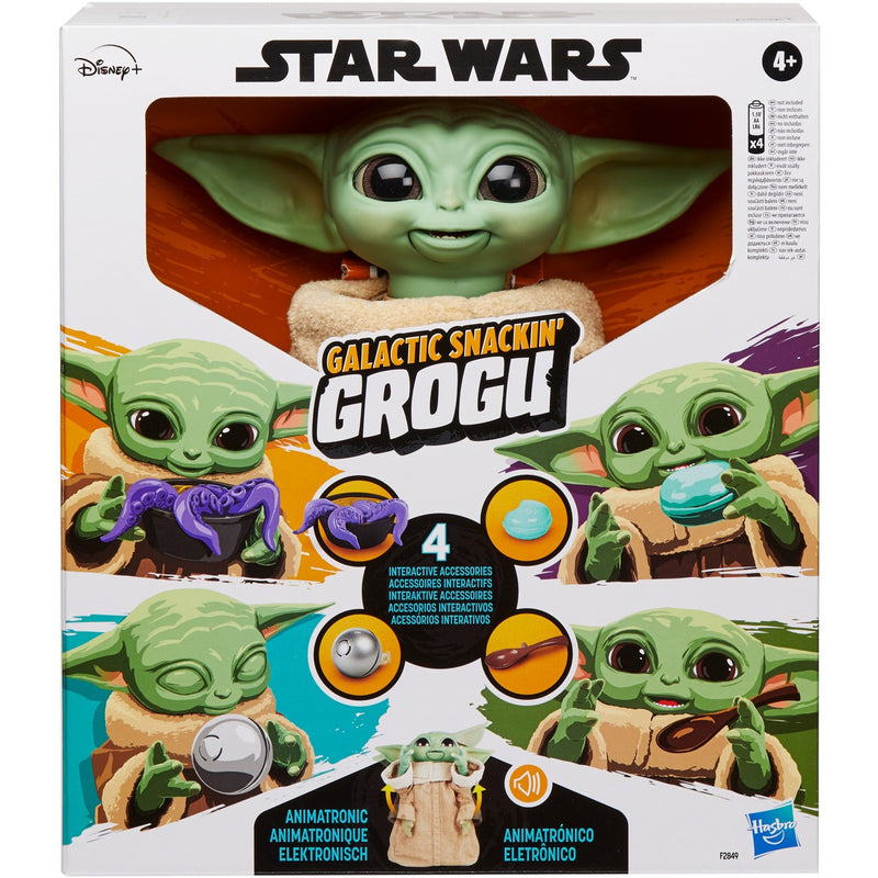 Afbeelding laden in galerijviewer, Hasbro star wars - galactic snackin’ grogu speelfiguur
