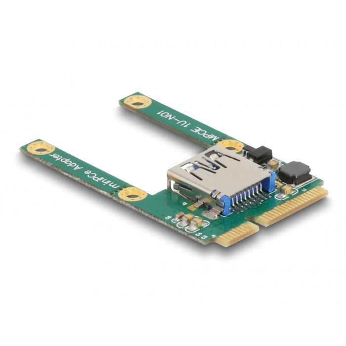 Afbeelding laden in galerijviewer, Delock mini pcie i o 1 x usb 2.0 type-a female full size half size controller
