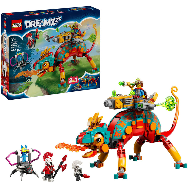 Afbeelding laden in galerijviewer, Lego dreamzzz - mateo's vuurkameleon constructiespeelgoed (71492)
