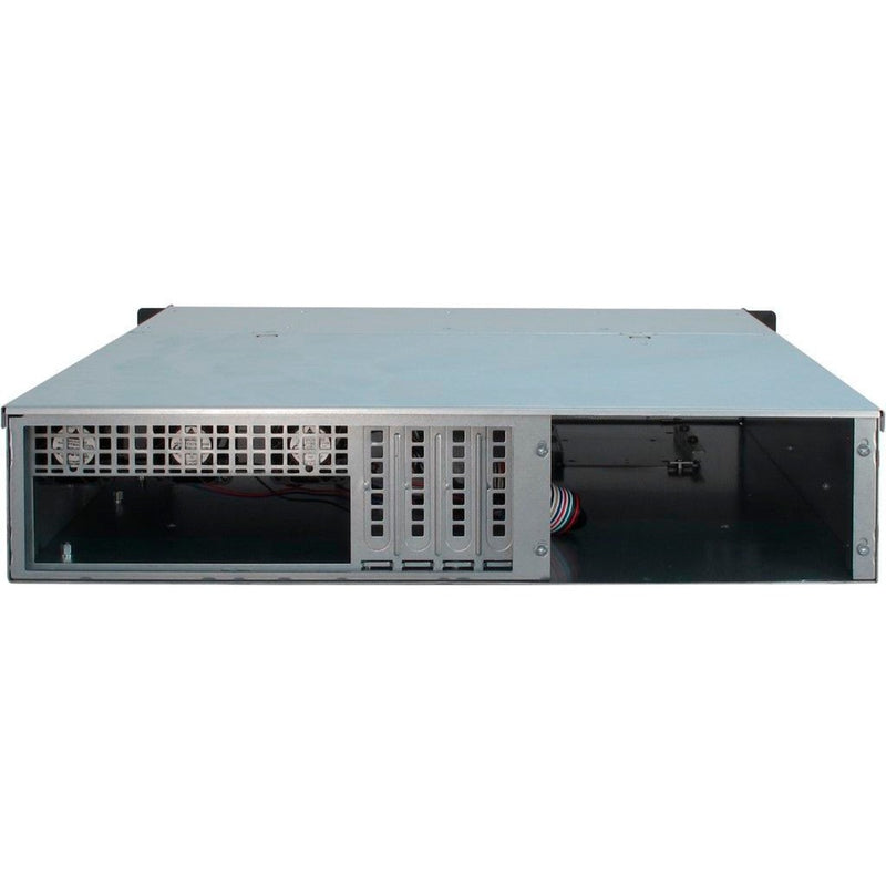 Afbeelding laden in galerijviewer, Inter-tech ipc 2u-2404l sata rack behuizing (zwart | 2x usb-a)

