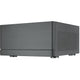 Silverstone crown 04 htpc behuizing (donkergrijs | 4x usb-a | 1x usb-c)