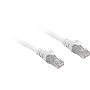 Sharkoon patchkabel sftp, rj-45 met cat.6a (wit, 0,25 meter, halogeenvrij)