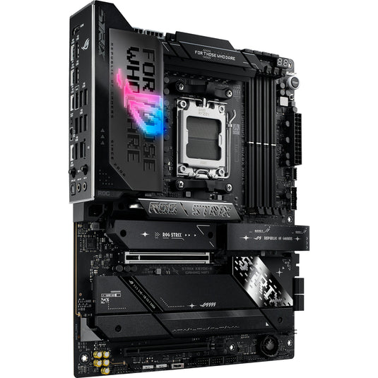 Asus rog strix x870e-e gaming wifi socket am5 moederbord (5gb-lan, wi-fi 7, bt, sound, atx)