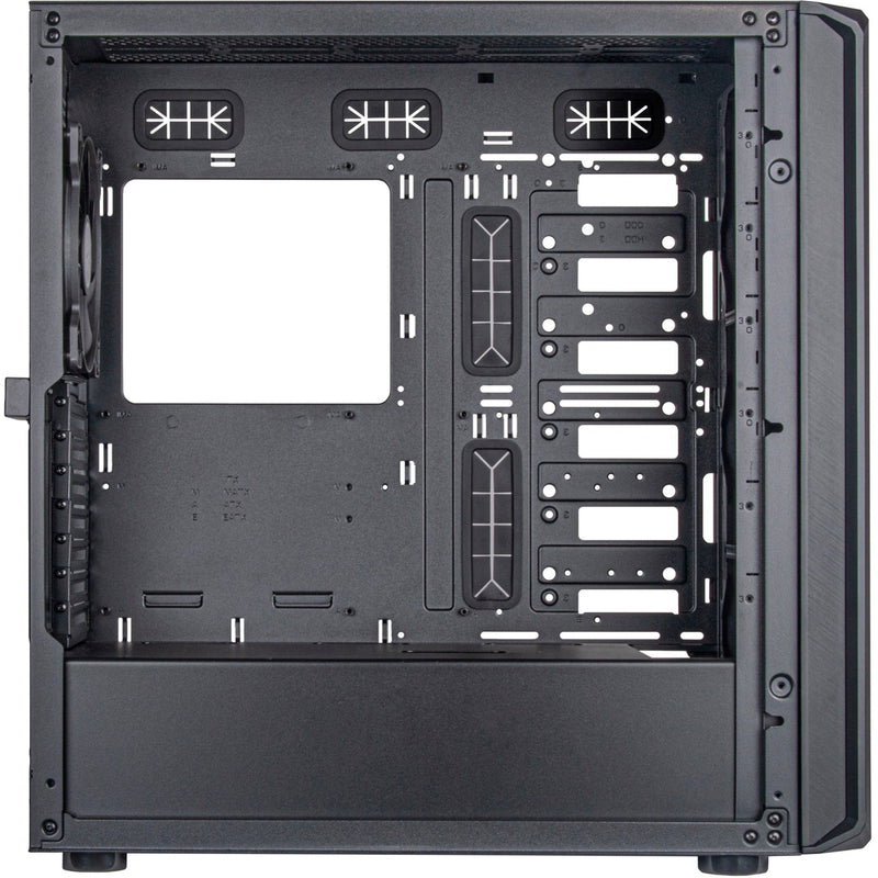 Afbeelding laden in galerijviewer, Silverstone sst-sed1-b midi tower behuizing (zwart | 2x usb-a | 1x usb-c)
