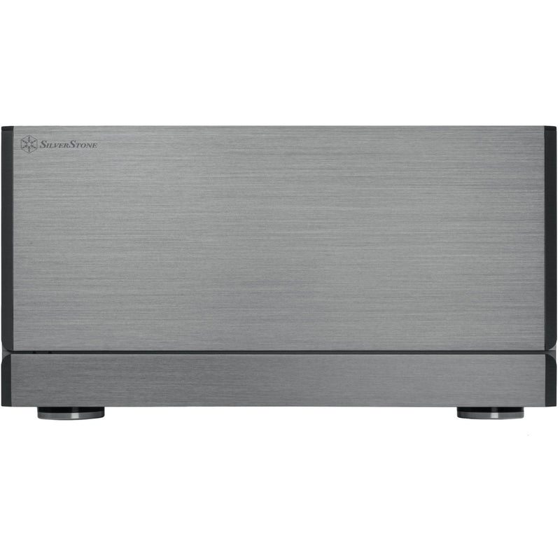 Afbeelding laden in galerijviewer, Silverstone crown 04 htpc behuizing (donkergrijs | 4x usb-a | 1x usb-c)
