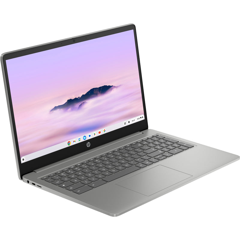 Afbeelding laden in galerijviewer, Hp chromebook 15a-nb0240nd (b21g1ea) 15.6 laptop (zilver | core i3-n305 | uhd graphics | 8 gb | 256 gb ufs)
