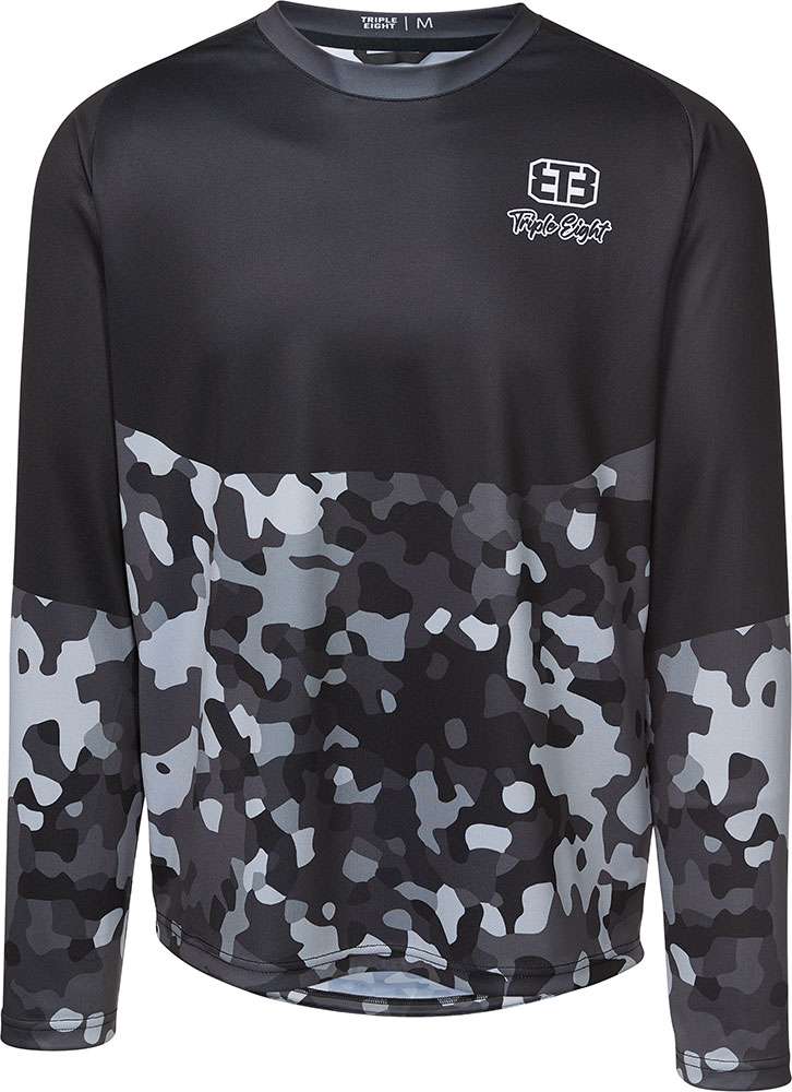 Afbeelding laden in galerijviewer, Triple eight camo - mtb long sleeve jersey

