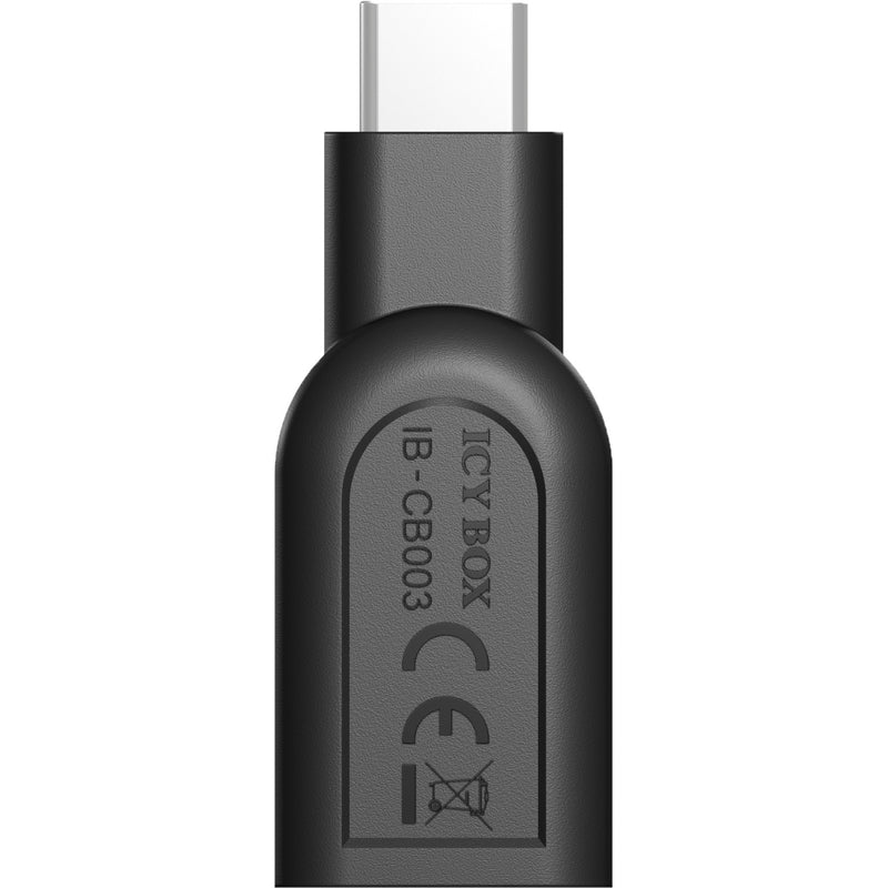 Afbeelding laden in galerijviewer, Icy box ib-cb003 usb 3.0 type-c plug naar usb 3.0 type-a adapter (zwart)
