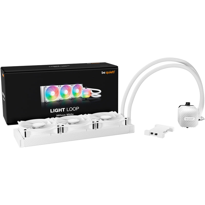 Afbeelding laden in galerijviewer, Be quiet! light loop 360 argb waterkoeling (wit, 4-pins pwm fan-connector)
