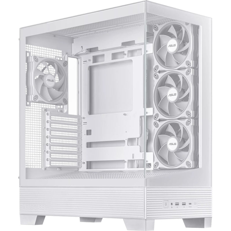 Afbeelding laden in galerijviewer, Asus a31 plus midi tower behuizing (wit | 2x usb-a | 2x usb-c | tempered glass)
