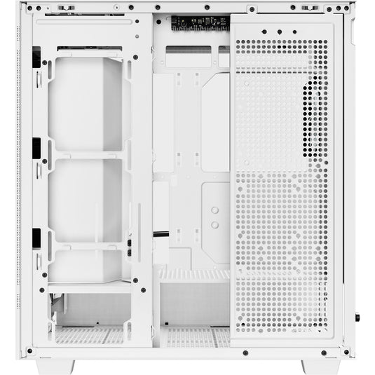 Sharkoon rebel c50 white rgb midi tower behuizing (wit | 2x usb-a | 1x usb-c | rgb | tempered glass)