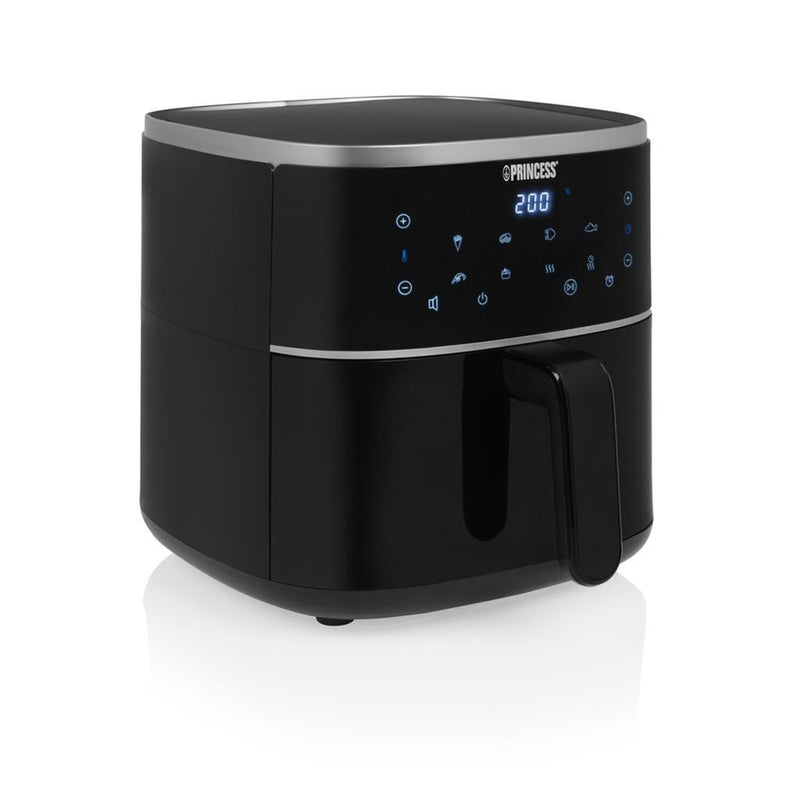 Afbeelding laden in galerijviewer, Princess 182238 digitale airfryer 4l heteluchtfriteuse (zwart, 4 liter | hetelucht | verstelbaar airfryer rek | bpa-vrij)

