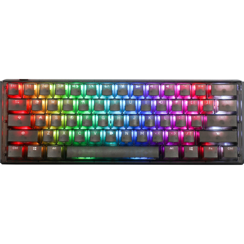 Afbeelding laden in galerijviewer, Ducky one 3 mini aura rgb mechanisch toetsenbord (zwart, us lay-out (qwerty), cherry mx brown, 60%, abs double shot, hot swap)
