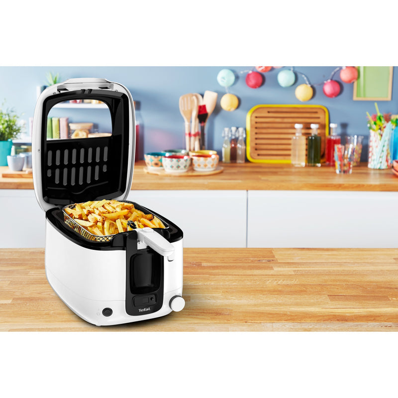 Afbeelding laden in galerijviewer, Tefal super uno fr3140 frituurpan (wit zwart, 2,2 liter)

