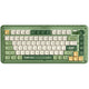 Iqunix zx75 camping wireless mechanical keyboard (groen, us lay-out (qwerty), cherry mx brown, 75%, rgb leds, hot-swappable, double-shot pbt, 2.4ghz | bluetooth 5.1 | usb-c)