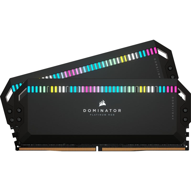 Afbeelding laden in galerijviewer, Corsair 32 gb ddr5-6000 kit werkgeheugen (zwart, cmt32gx5m2b6000c30, dominator platinium rgb, xmp)
