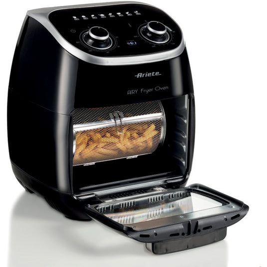 Ariete airy fryer oven 4619 00 heteluchtfriteuse (zwart, 11 liter)