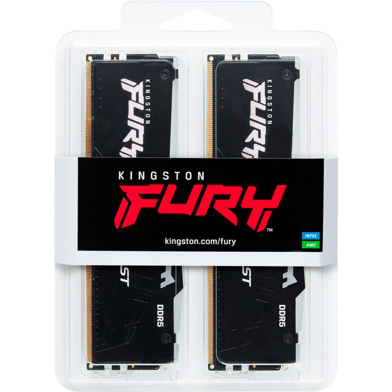 Afbeelding laden in galerijviewer, Kingston fury beast rgb 32 gb ddr5-6000 (2x 16 gb) werkgeheugen (zwart, kf560c30bbeak2-32, xmp 3.0, expo 1.1)

