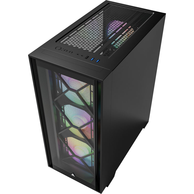 Afbeelding laden in galerijviewer, Montech air 1000 premium midi tower behuizing (zwart | 3x usb-a | tempered glass)
